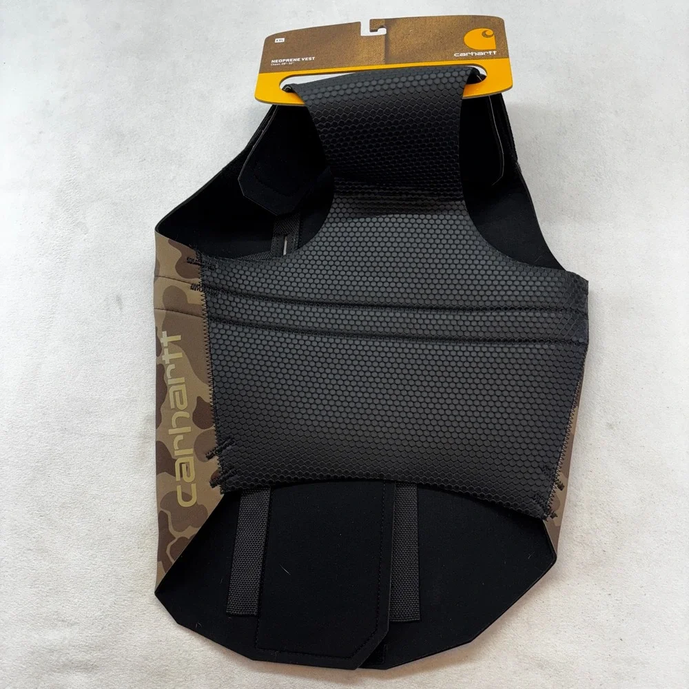Carhartt Neoprene Dog Vest XXL Duck Camo Reed Hunting Protective Gear New